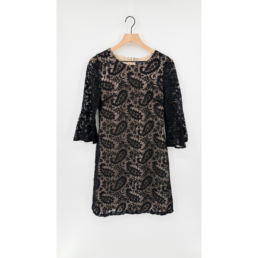 Tommy Hilfiger Romantic Lace Sheath Dress Size 6 Wedding LBD Cocktail Party